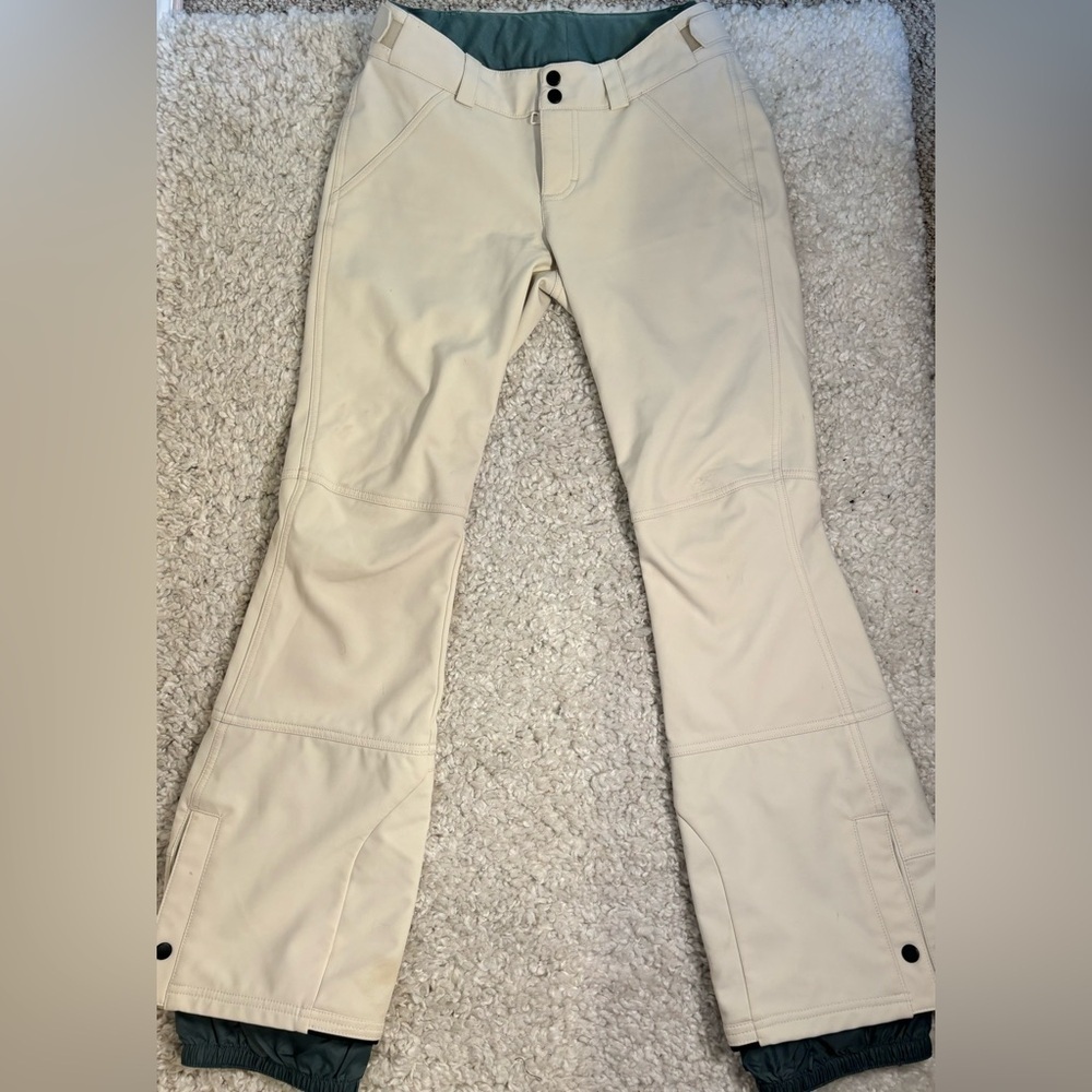 O’Neill Women’s Snow Pants skinny fit powder white size L